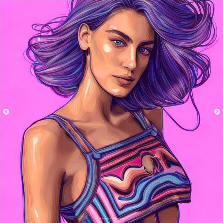 KI generiertes Bild einer Frau